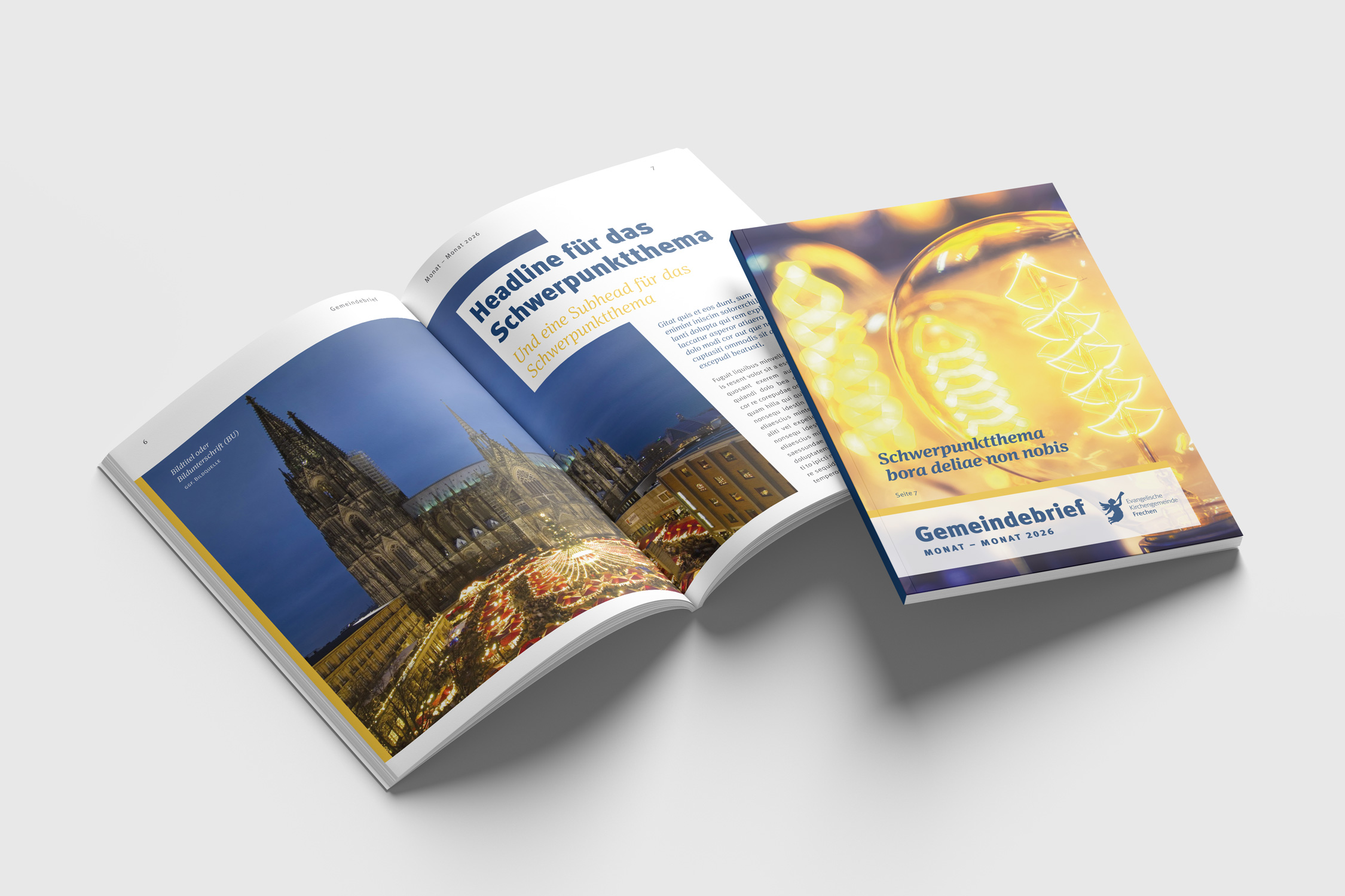 Relaunch des Gemeindebriefs der Evangelischen Kirchengemeinde Frechen Relaunch des Gemeindebriefs der Evangelischen Kirchengemeinde Frechen